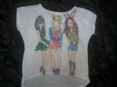 Blusinha Meninas Tamanho Único- Frete Grátis