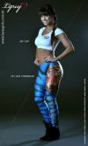 Calça Lipsy Girls Trigre Blue