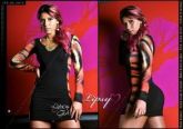 Vestido Lipsy Girls de Manga  Tigre