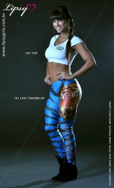 Calça Lipsy Girls Trigre Blue